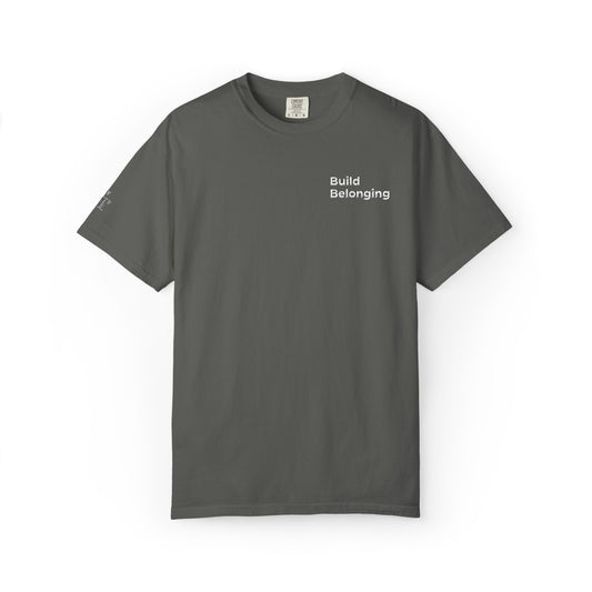 Build Belonging.™ Embroidered Teacher T-Shirt