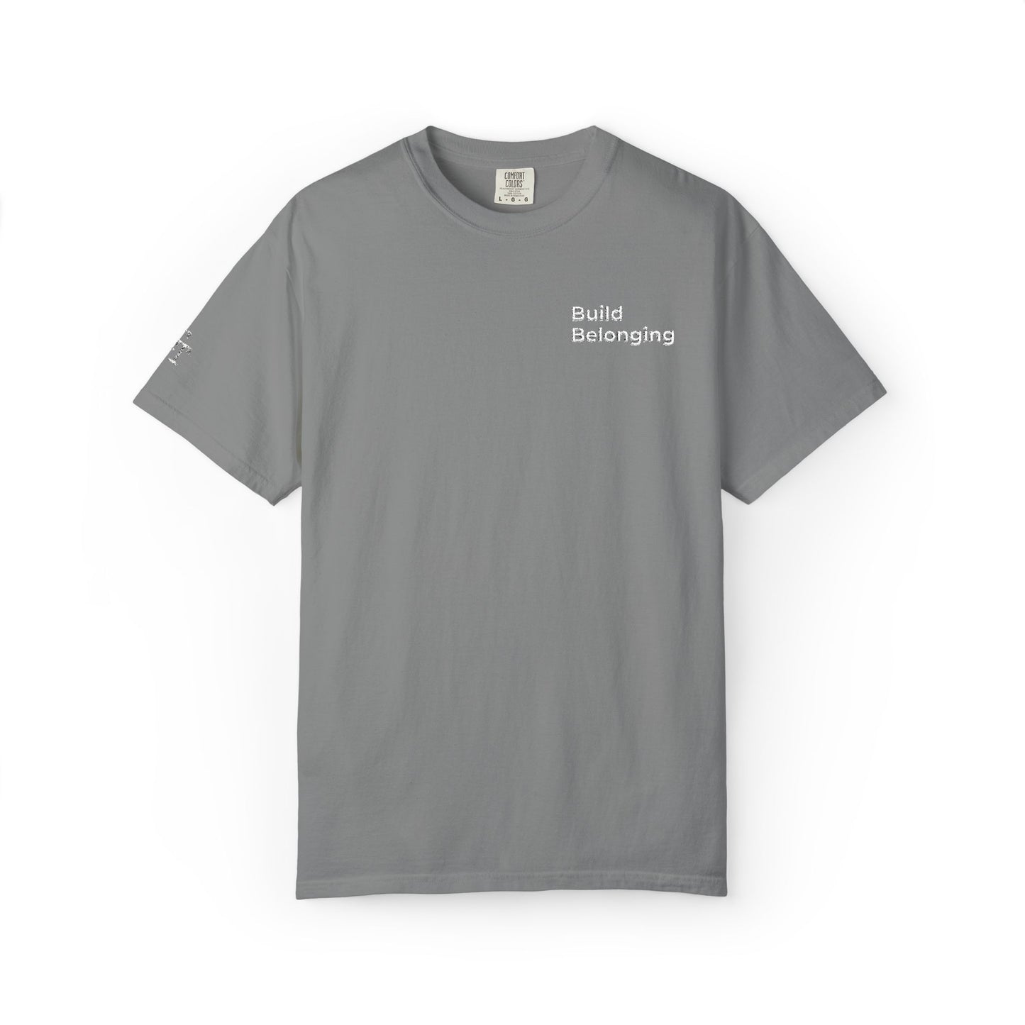 Build Belonging.™ Embroidered Teacher T-Shirt