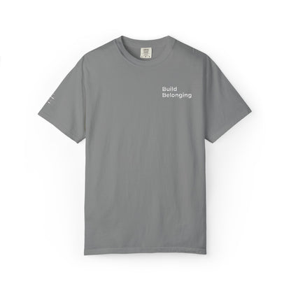 Build Belonging.™ Embroidered Teacher T-Shirt