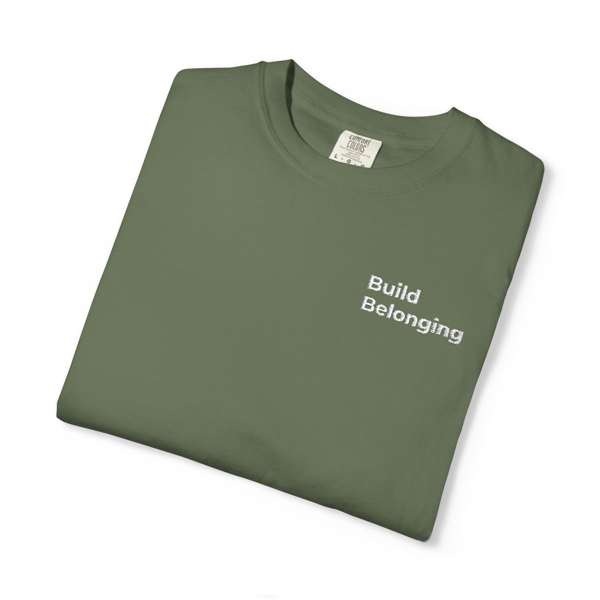 Build Belonging.™ Embroidered Teacher T-Shirt