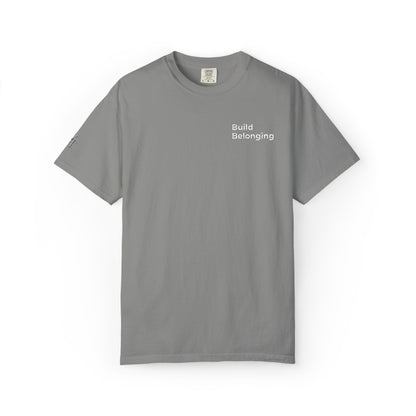 Build Belonging.™ Embroidered Teacher T-Shirt
