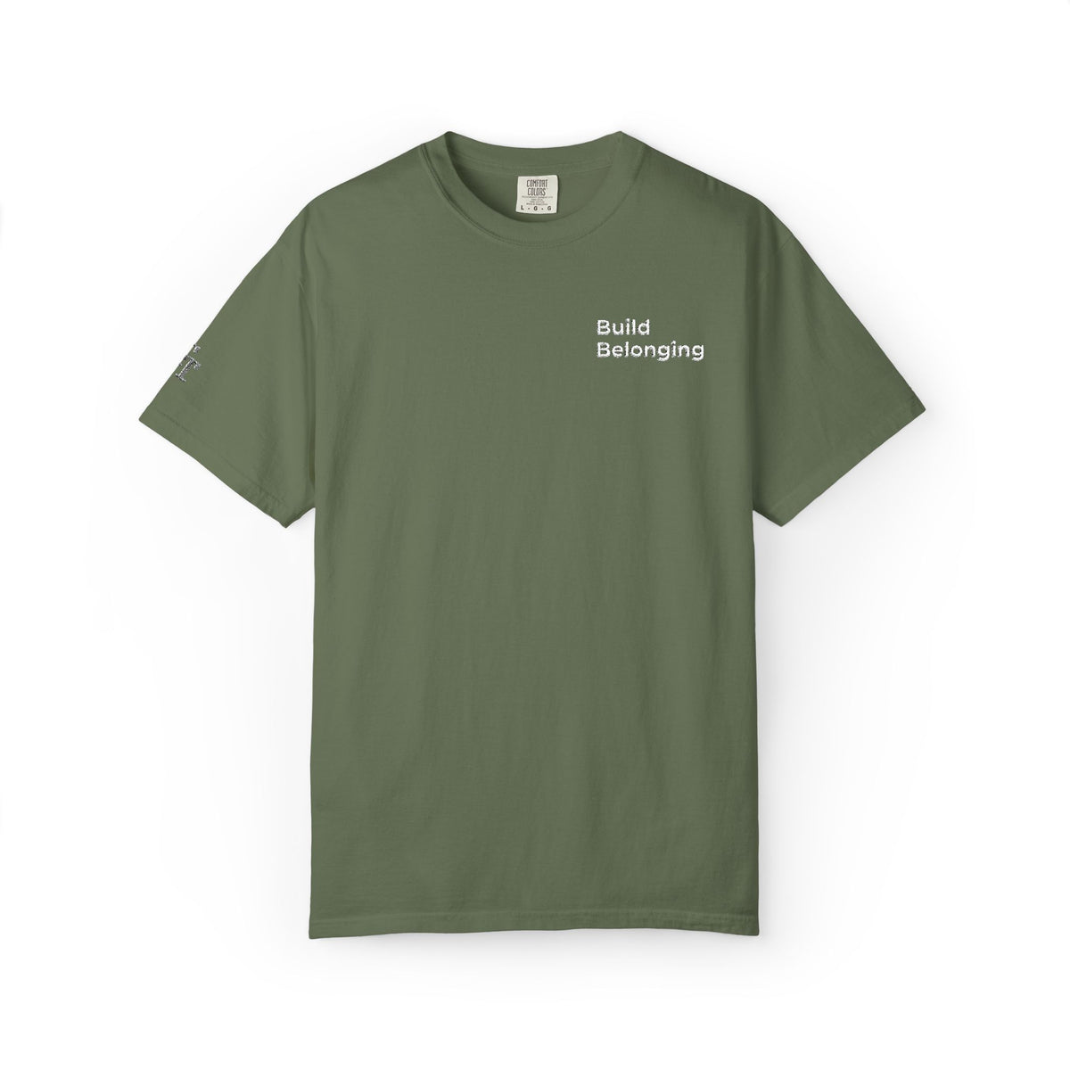 Build Belonging.™ Embroidered Teacher T-Shirt