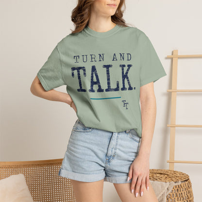 Turn and Talk Teacher Shirt | Classroom Discussion Tee | Teacher Type