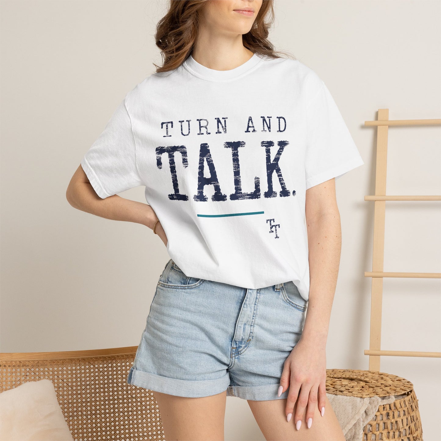 Turn and Talk Teacher Shirt | Classroom Discussion Tee | Teacher Type