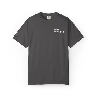 Build Belonging.™ Embroidered Teacher T-Shirt