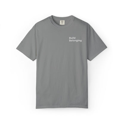 Build Belonging.™ Embroidered Teacher T-Shirt